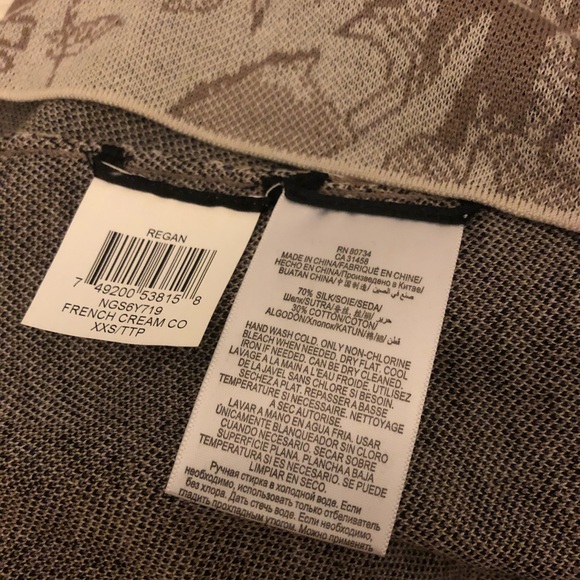 NWT BCBGMAXAZRIA Regan Etched Floral Dress - Picture 6 of 7